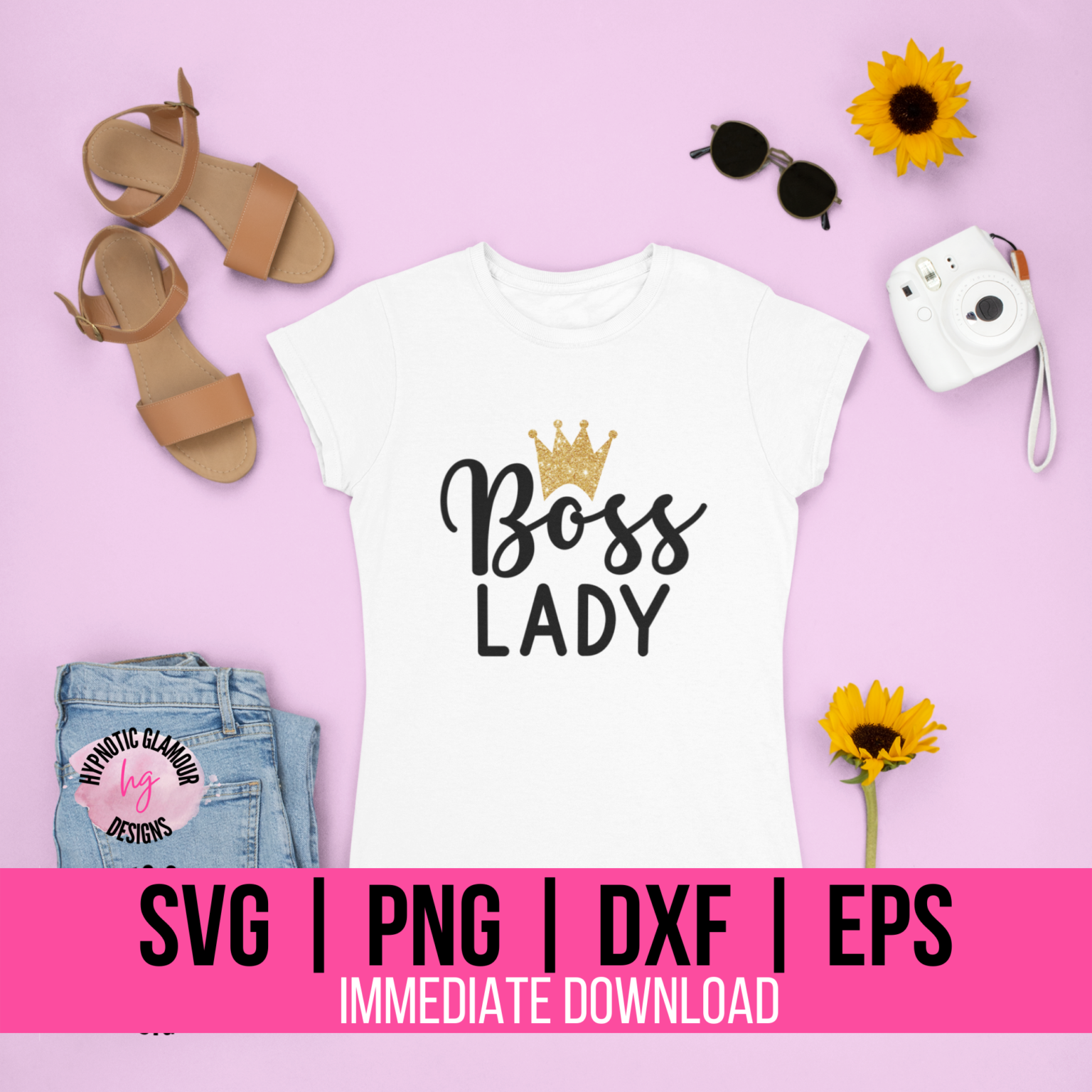 Boss Lady Svg Bundle Hypnotic Glamour Designs