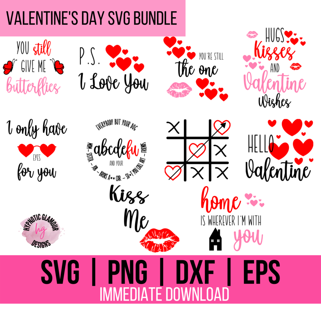 Valentine's SVG Bundle
