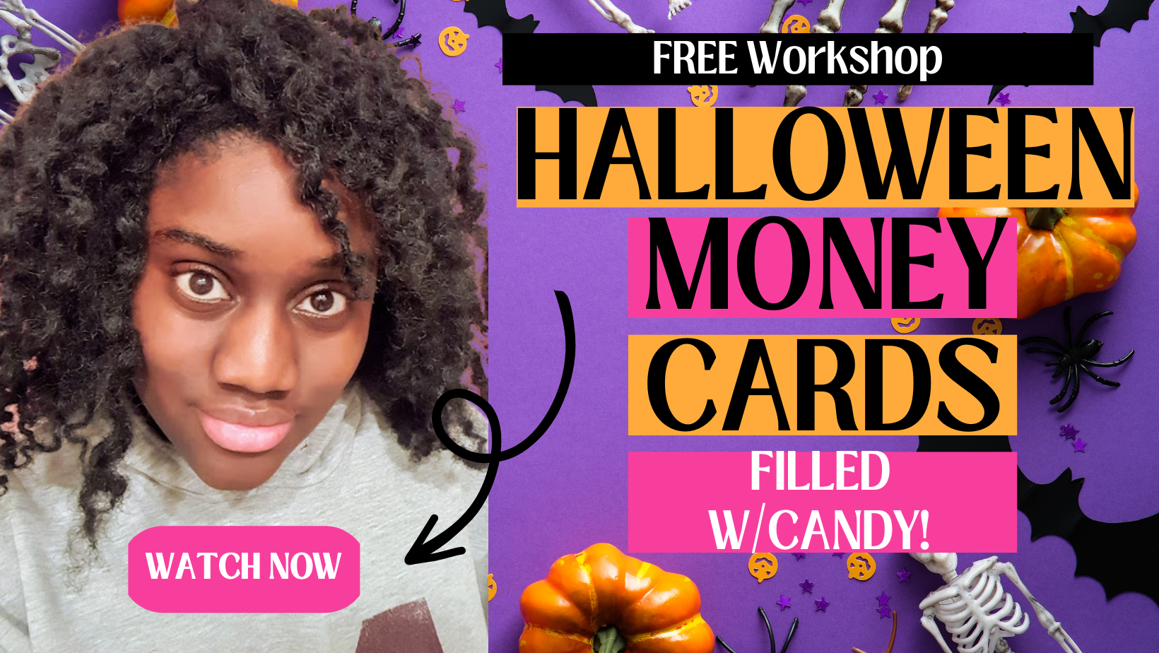 Halloween Money Card Holder Workshop - Hypnotic Glamour Designs